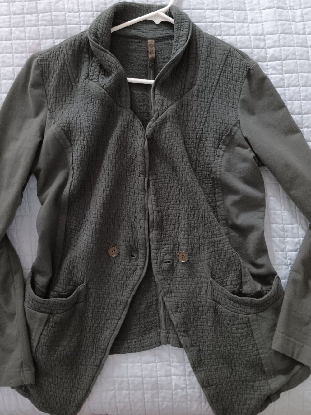 XCVI wearables Womens Sweater Blazer Size Small Lagenlook Boho Earthy